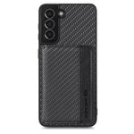 Custodia per telefono con borsa a portafoglio per carte magnetiche in fibra di carbonio, For Samsung Galaxy S21+ 5G, For Samsung Galaxy S21 Ultra 5G, For Samsung Galaxy S20 FE, For Samsung Galaxy A04 4G