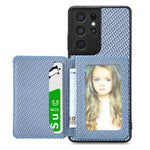 Custodia per telefono con borsa a portafoglio per carte magnetiche in fibra di carbonio, For Samsung Galaxy S21+ 5G, For Samsung Galaxy S21 Ultra 5G, For Samsung Galaxy S20 FE, For Samsung Galaxy A04 4G