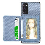 Custodia per telefono con borsa a portafoglio per carte magnetiche in fibra di carbonio, For Samsung Galaxy S21+ 5G, For Samsung Galaxy S21 Ultra 5G, For Samsung Galaxy S20 FE, For Samsung Galaxy A04 4G