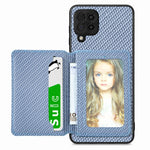 Custodia per telefono con borsa a portafoglio per carte magnetiche in fibra di carbonio, For Samsung Galaxy A13 4G, For Samsung Galaxy A13 5G, For Samsung Galaxy A22 4G, For Samsung Galaxy A50
