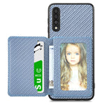 Custodia per telefono con borsa a portafoglio per carte magnetiche in fibra di carbonio, For Samsung Galaxy A13 4G, For Samsung Galaxy A13 5G, For Samsung Galaxy A22 4G, For Samsung Galaxy A50