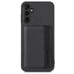Custodia per telefono con borsa a portafoglio per carte magnetiche in fibra di carbonio, For Samsung Galaxy A54 5G