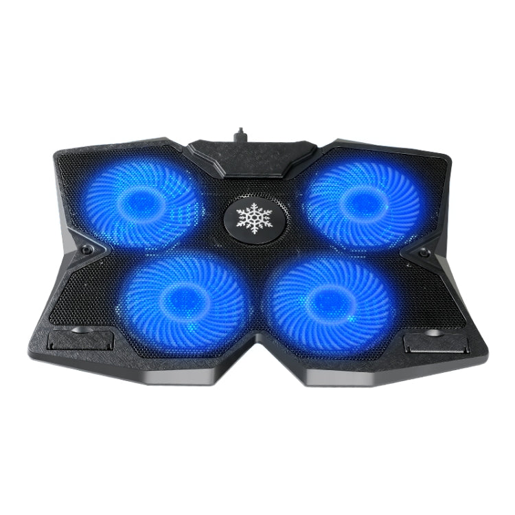 S400 Supporto da tavolo pieghevole e regolabile per laptop da gioco con quattro ventole di raffreddamento, S400