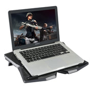 S400 Supporto da tavolo pieghevole e regolabile per laptop da gioco con quattro ventole di raffreddamento, S400