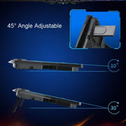 S400 Supporto da tavolo pieghevole e regolabile per laptop da gioco con quattro ventole di raffreddamento, S400