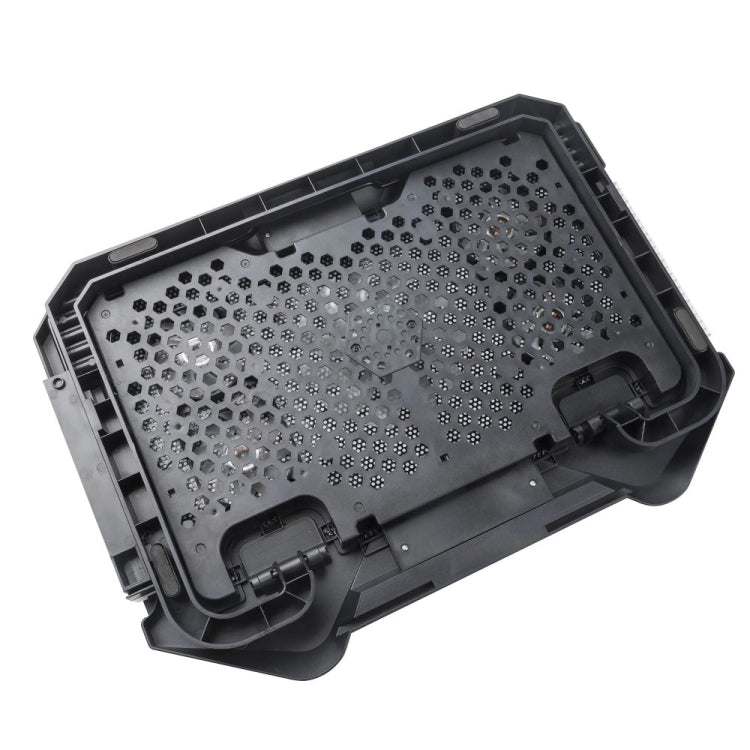 Tappetino di raffreddamento per laptop da gioco RGB S500 regolabile in altezza, 5 ventole silenziose, con supporto per telefono, S500