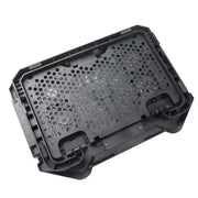 Tappetino di raffreddamento per laptop da gioco RGB S500 regolabile in altezza, 5 ventole silenziose, con supporto per telefono, S500