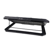 Supporto per pad di raffreddamento per laptop RGB con doppia porta USB S900 regolabile in altezza, S900