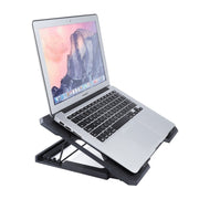 S100 Tappetino di raffreddamento per laptop con due porte USB e una ventola regolabile in altezza, S100