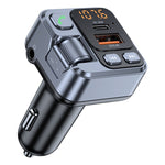 Kit vivavoce per auto vivavoce per lettore MP3 T16, caricabatterie rapido senza fili Bluetooth 5.1 FM, T16 Bluetooth 5.1