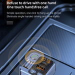 Kit vivavoce per auto vivavoce per lettore MP3 T16, caricabatterie rapido senza fili Bluetooth 5.1 FM, T16 Bluetooth 5.1