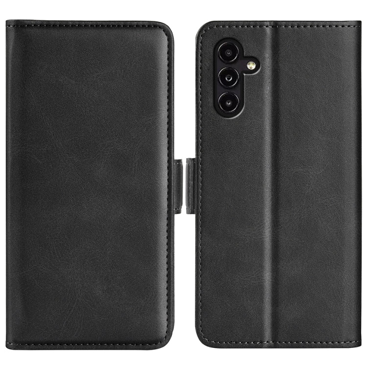 Per Samsung Galaxy A14 5G Custodia in pelle con fibbia magnetica a doppio lato, For Samsung Galaxy A14 5G