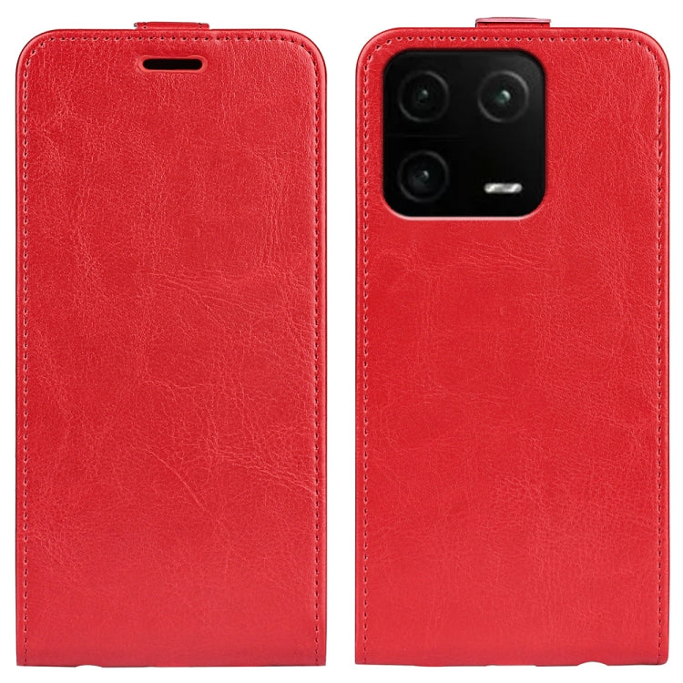 Per Xiaomi 13 Pro R64 Custodia per telefono in pelle con vibrazione verticale Texture, For Xiaomi 13 Pro