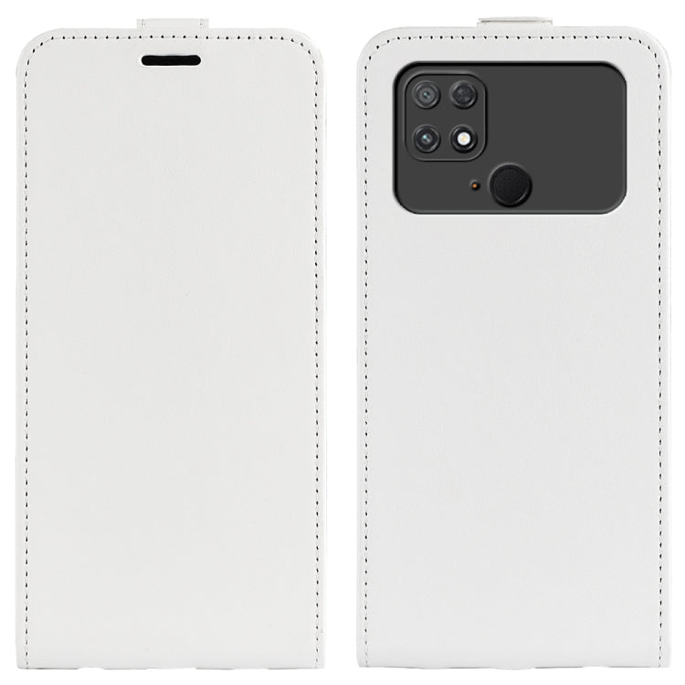 Per Xiaomi Poco C40 R64 Custodia per telefono in pelle con vibrazione verticale Texture, For Xiaomi Poco C40
