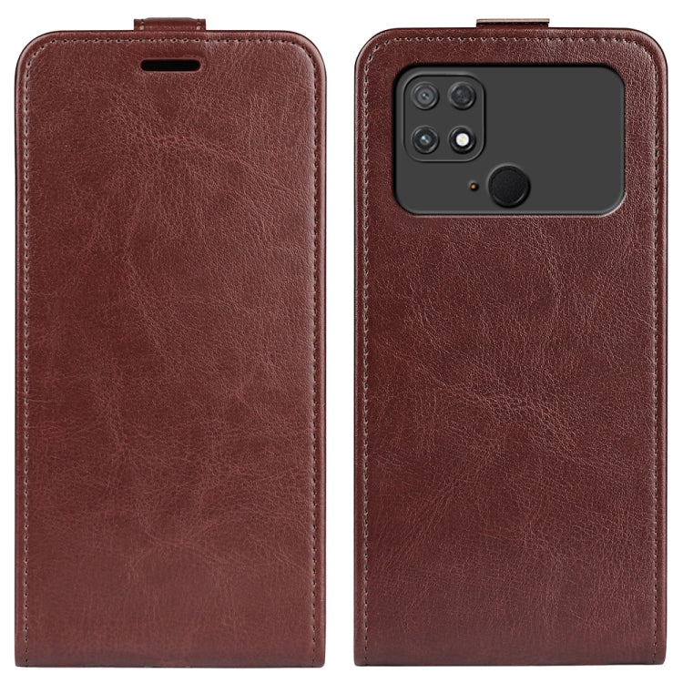 Per Xiaomi Poco C40 R64 Custodia per telefono in pelle con vibrazione verticale Texture, For Xiaomi Poco C40