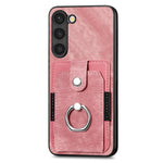 Retro cassa del telefono del raccoglitore della carta dell'anello di pelle-tatto, For Samsung Galaxy S23+ 5G, For Samsung Galaxy S23 Ultra 5G, For Samsung Galaxy S20+, For Samsung Galaxy S20 FE
