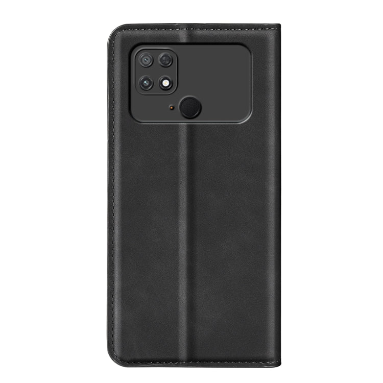 Per Xiaomi Poco C40 Custodia per telefono in pelle con aspirazione magnetica retro-pelle, For Xiaomi Poco C40
