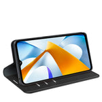 Per Xiaomi Poco C40 Custodia per telefono in pelle con aspirazione magnetica retro-pelle, For Xiaomi Poco C40