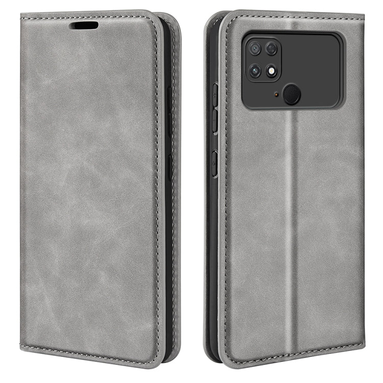 Per Xiaomi Poco C40 Custodia per telefono in pelle con aspirazione magnetica retro-pelle, For Xiaomi Poco C40