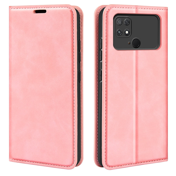 Per Xiaomi Poco C40 Custodia per telefono in pelle con aspirazione magnetica retro-pelle, For Xiaomi Poco C40