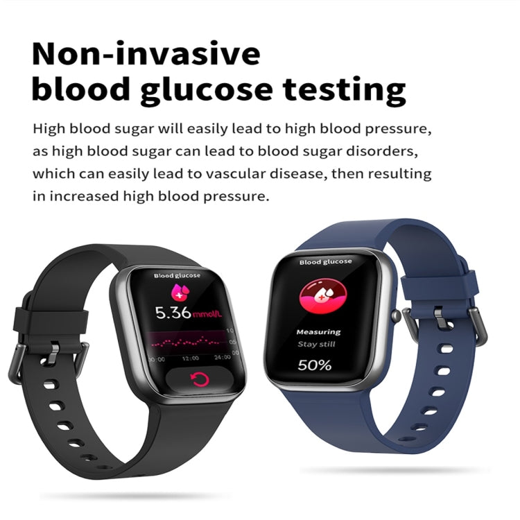Y9 Pro Smart Watch con schermo a colori da 1,85 pollici, supporta il monitoraggio della frequenza cardiaca / monitoraggio della pressione sanguigna