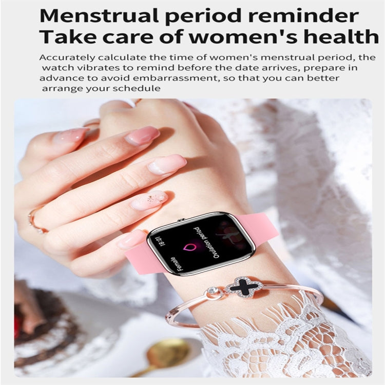 Y9 Pro Smart Watch con schermo a colori da 1,85 pollici, supporta il monitoraggio della frequenza cardiaca / monitoraggio della pressione sanguigna