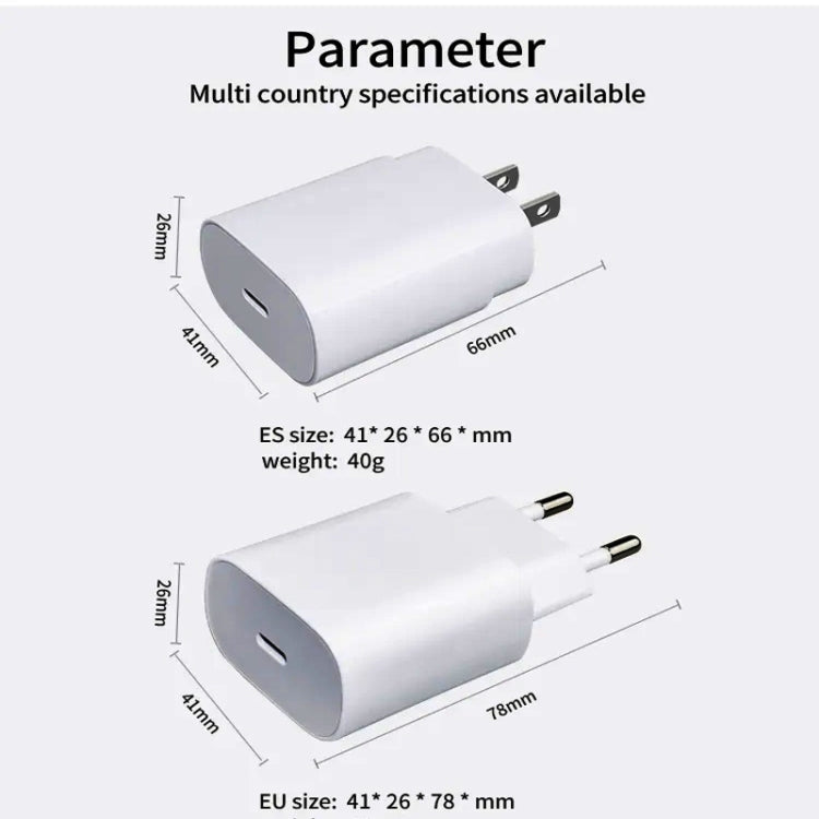 Caricabatterie 25W PD PPS USB-C per Samsung e smartphone