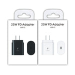Caricabatterie 25W PD PPS USB-C per Samsung e smartphone