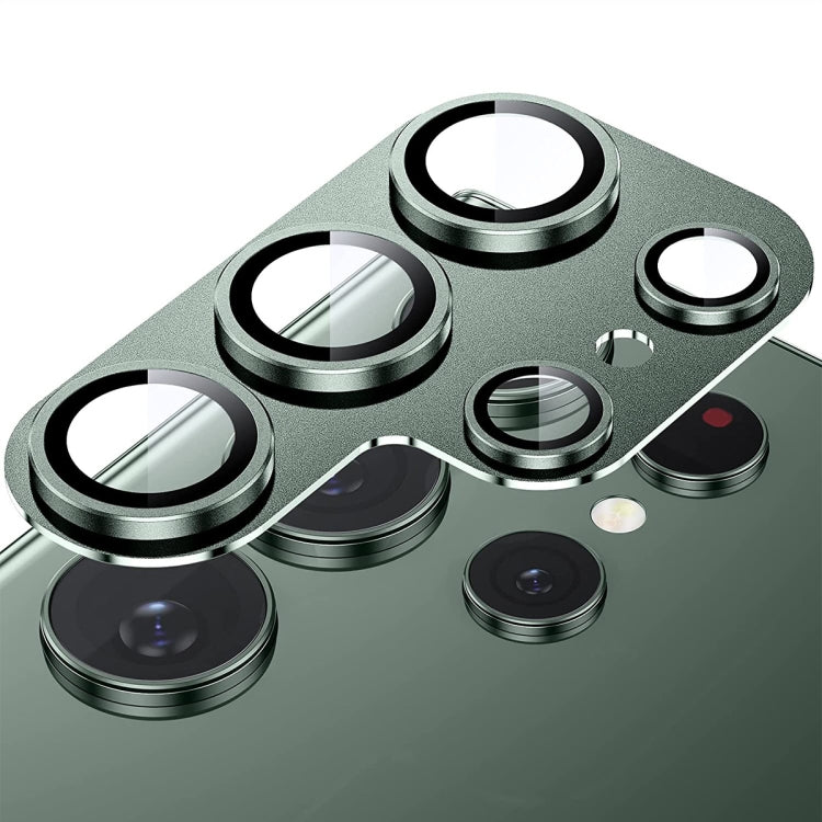 Per Samsung Galaxy S23 Ultra 5G ENKAY Hat-Prince AR Pellicola per obiettivo della fotocamera in vetro temperato antiriflesso in lega di alluminio