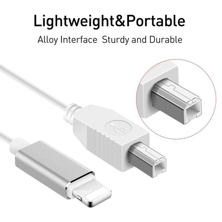 Cavo MIDI da 8 pin a USB-B da 1 m per iPad / iPhone, 8 Pin