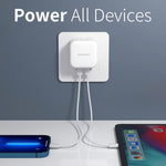NORTHJO NOGAN3502 GaN PD PPS 35W Dual USB-C/Type-C Caricatore rapido da parete, EU Plug, UK Plug