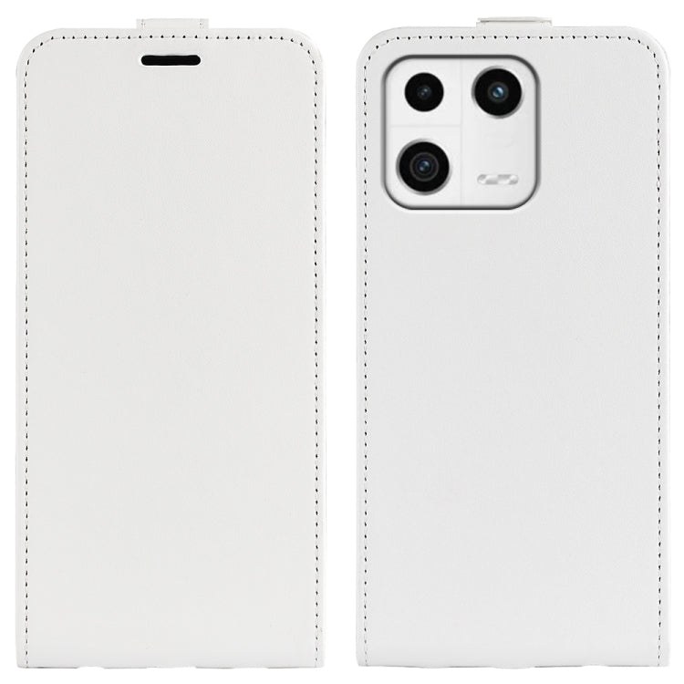 Per Xiaomi 13 R64 Custodia per telefono in pelle con vibrazione verticale Texture, For Xiaomi 13