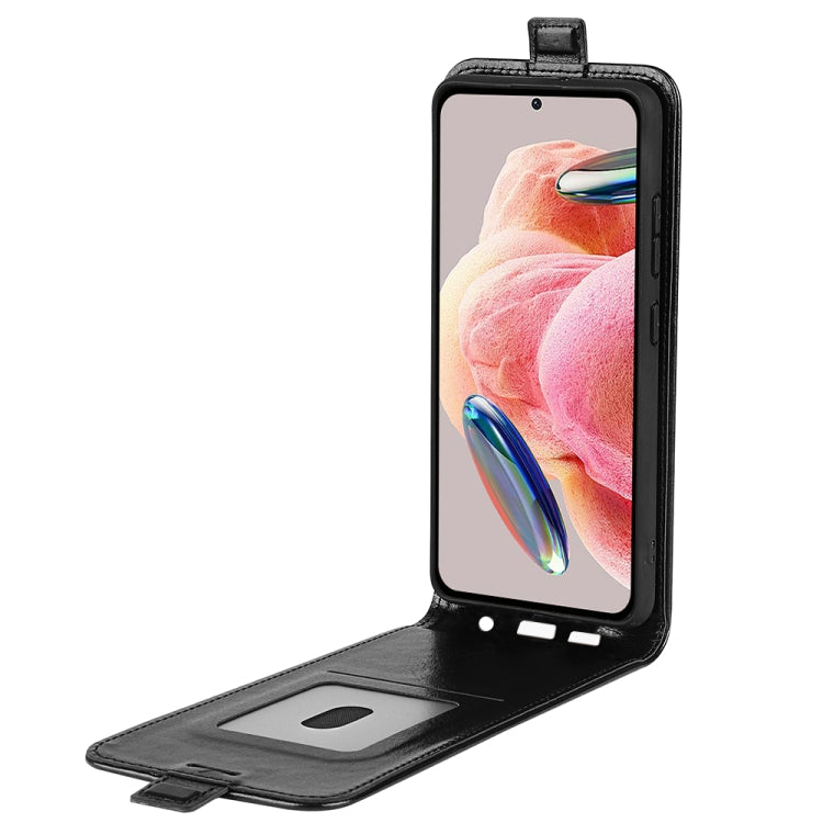 Per Xiaomi Redmi Note 12 4G Global R64 Custodia per telefono in pelle con vibrazione verticale, For Xiaomi Redmi Note 12 4G Global