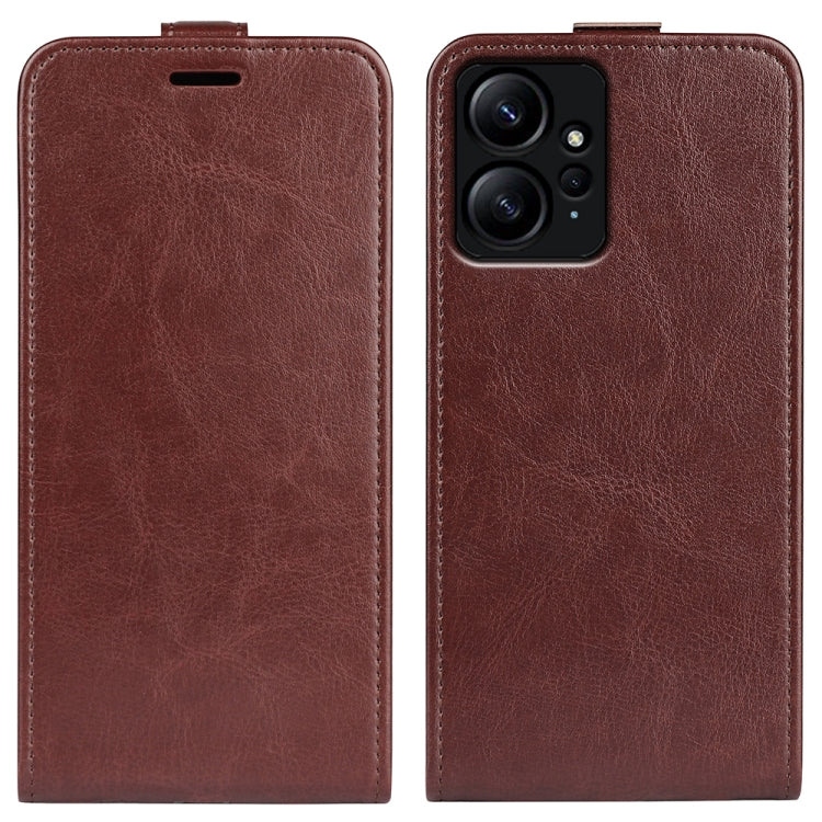 Per Xiaomi Redmi Note 12 4G Global R64 Custodia per telefono in pelle con vibrazione verticale, For Xiaomi Redmi Note 12 4G Global