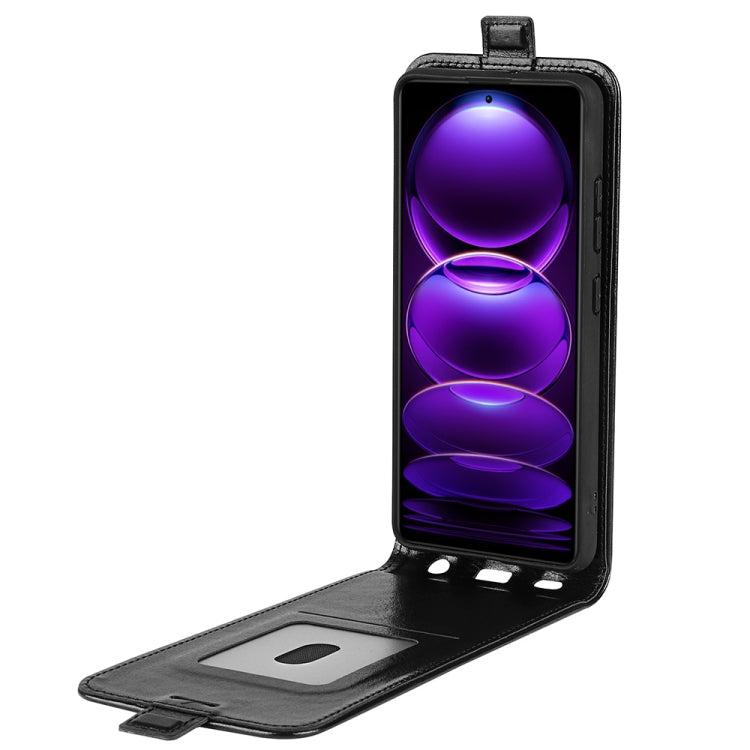 Per Xiaomi Redmi Note 12 Pro + Global R64 Custodia per telefono in pelle con vibrazione verticale, For Xiaomi Redmi Note 12 Pro+ Global