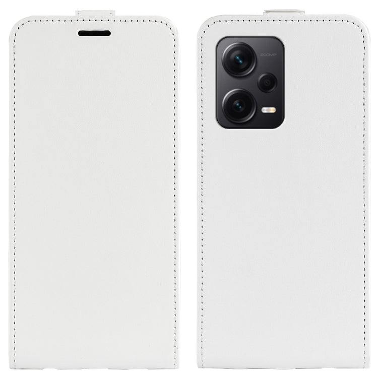 Per Xiaomi Redmi Note 12 Pro + Global R64 Custodia per telefono in pelle con vibrazione verticale, For Xiaomi Redmi Note 12 Pro+ Global