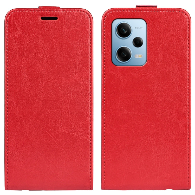 Per Xiaomi Redmi Note 12 Pro 5G Global R64 Custodia per telefono in pelle con vibrazione verticale, For Xiaomi Redmi Note 12 Pro 5G Global