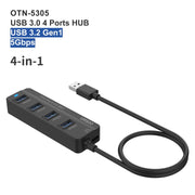 Onten 5305 Docking station HUB 4 in 1 USB 3.0 a 4 porte, 5305