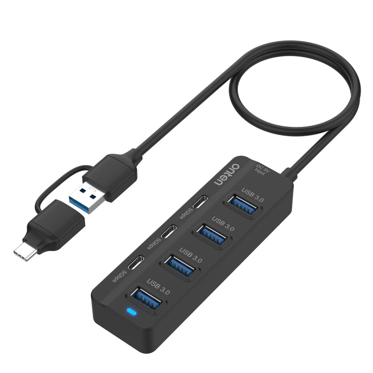 Hub USB 3.0 e Type-C 7 porte con funzione OTG