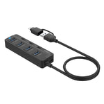 Hub USB 3.0 e Type-C 7 porte con funzione OTG