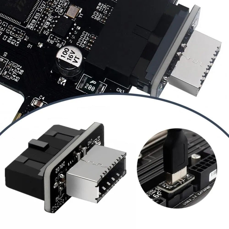 Adattatore USB 3.0 19/20 pin a Type-E scheda madre