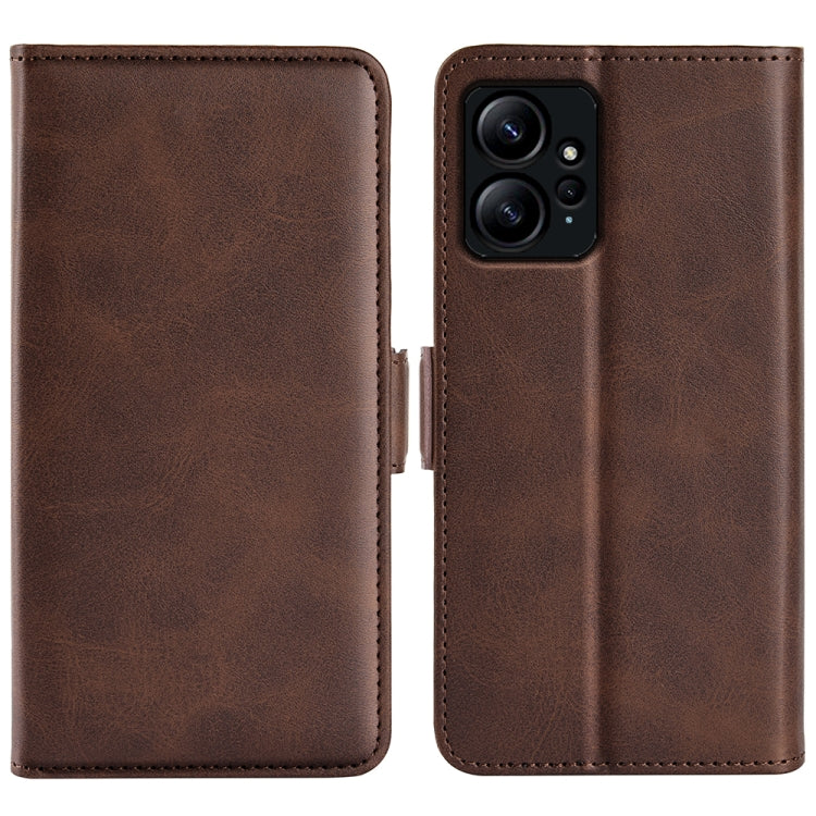 Per Xiaomi Redmi Note 12 4G Custodia per cellulare in pelle con vibrazione orizzontale con fibbia magnetica a doppio lato globale, For Xiaomi Redmi Note 12 4G Global