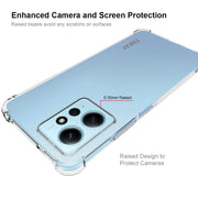 Per Xiaomi Redmi Note 12 4G Global ENKAY Custodia per telefono antiscivolo antiurto trasparente in TPU, For Xiaomi Redmi Note 12 4G Global