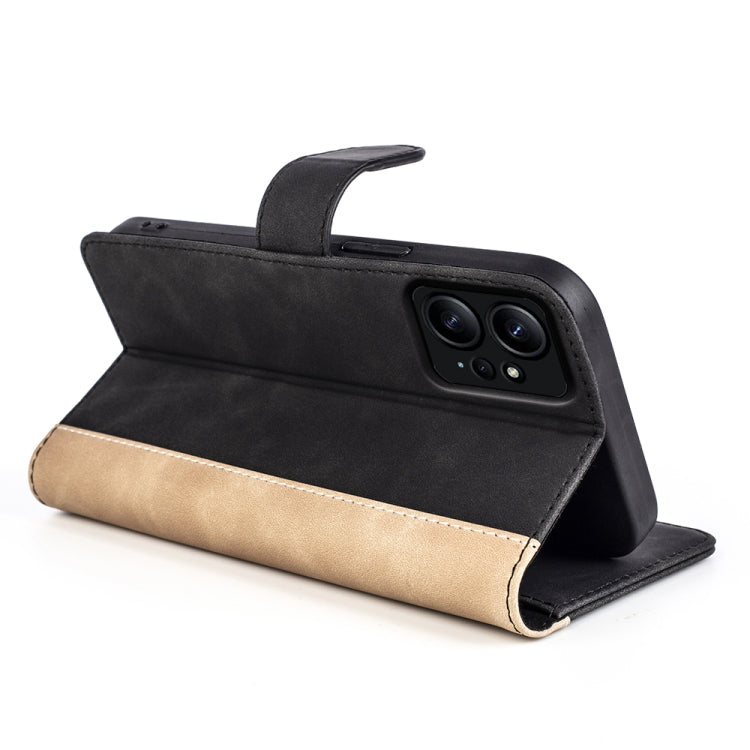 Per Xiaomi Redmi Note 12 4G Custodia per cellulare in pelle con cuciture orizzontali, For Xiaomi Redmi Note 12 4G