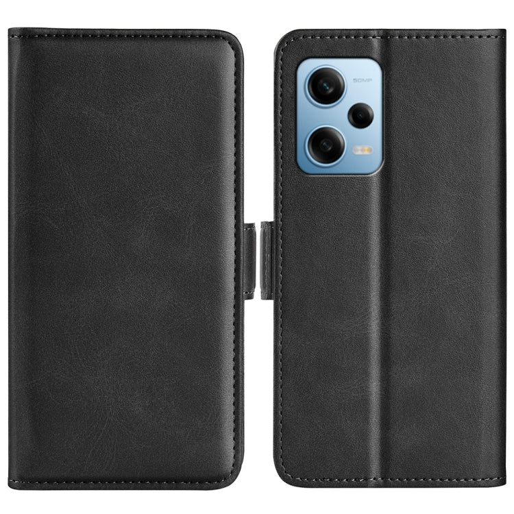 Per Xiaomi Redmi Note 12 Pro 5G Custodia per cellulare in pelle a vibrazione orizzontale con fibbia magnetica a doppio lato globale, For Xiaomi Redmi Note 12 Pro 5G Global