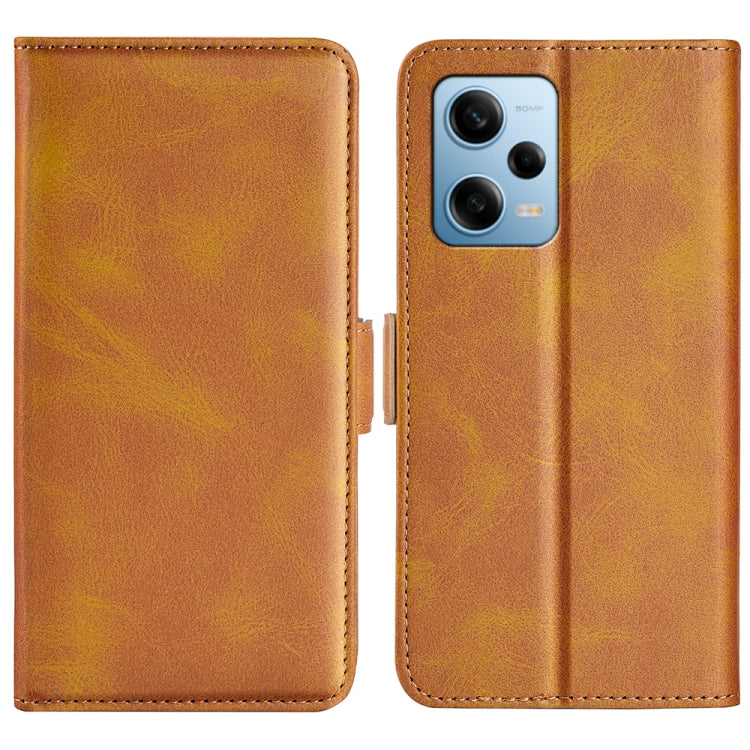 Per Xiaomi Redmi Note 12 Pro 5G Custodia per cellulare in pelle a vibrazione orizzontale con fibbia magnetica a doppio lato globale, For Xiaomi Redmi Note 12 Pro 5G Global