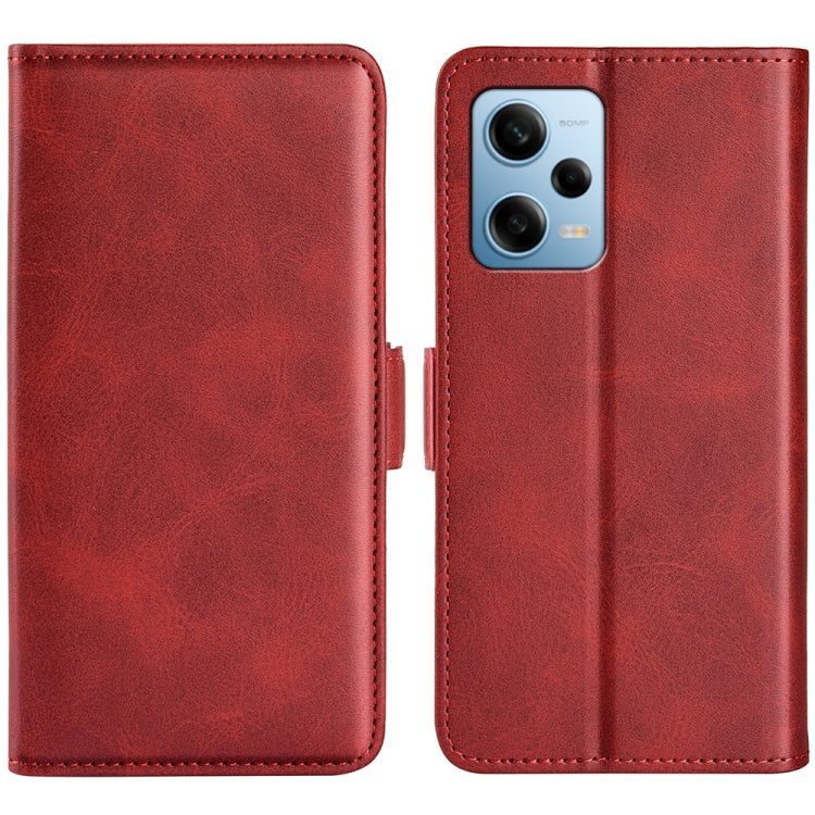 Per Xiaomi Redmi Note 12 Pro 5G Custodia per cellulare in pelle a vibrazione orizzontale con fibbia magnetica a doppio lato globale, For Xiaomi Redmi Note 12 Pro 5G Global