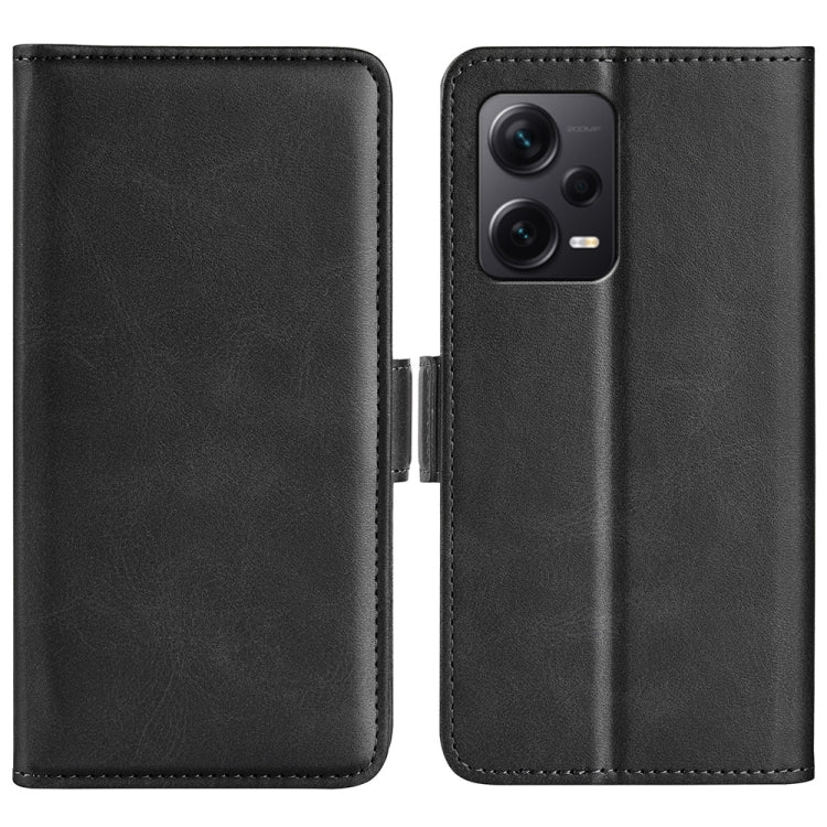 Per Xiaomi Redmi Note 12 Pro + Custodia per telefono orizzontale in pelle con fibbia magnetica a doppio lato, For Xiaomi Redmi Note 12 Pro+
