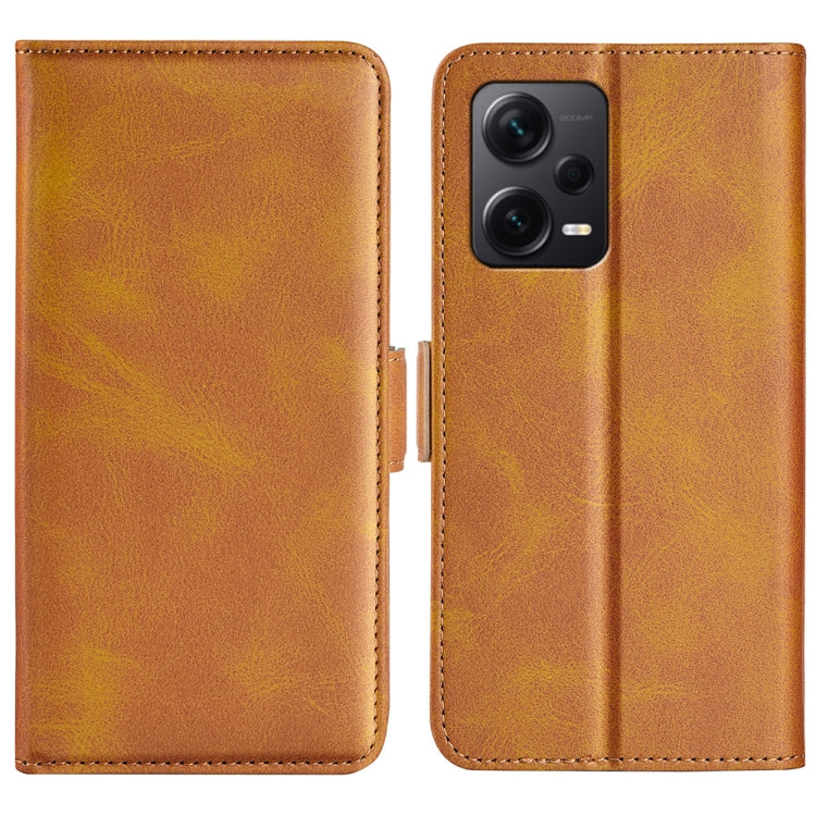 Per Xiaomi Redmi Note 12 Pro + Custodia per telefono orizzontale in pelle con fibbia magnetica a doppio lato, For Xiaomi Redmi Note 12 Pro+