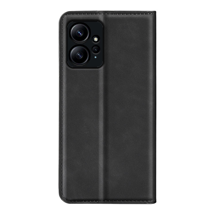 Per Xiaomi Redmi Note 12 4G Custodia per telefono in pelle con aspirazione magnetica retro-pelle globale, For Xiaomi Redmi Note 12 4G Global